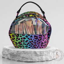 Load image into Gallery viewer, Rainbow Animal Print Glam & Go Case