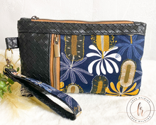 Load image into Gallery viewer, Botanical Zippy Clutch