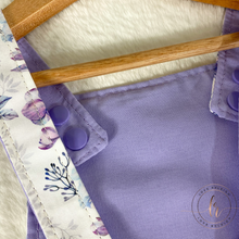 Load image into Gallery viewer, Purple Poppies Romper