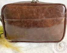 Load image into Gallery viewer, Catalina Brown Paisley Crossbody Bag