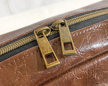 Load image into Gallery viewer, Catalina Brown Paisley Crossbody Bag