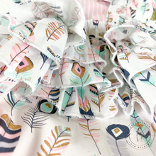 Load image into Gallery viewer, Ruffle Feathers Romper
