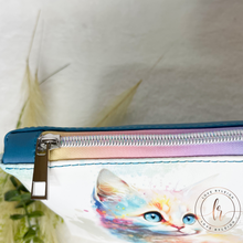 Load image into Gallery viewer, Kitty Cosmetic/Whatever Pouch LARGE
