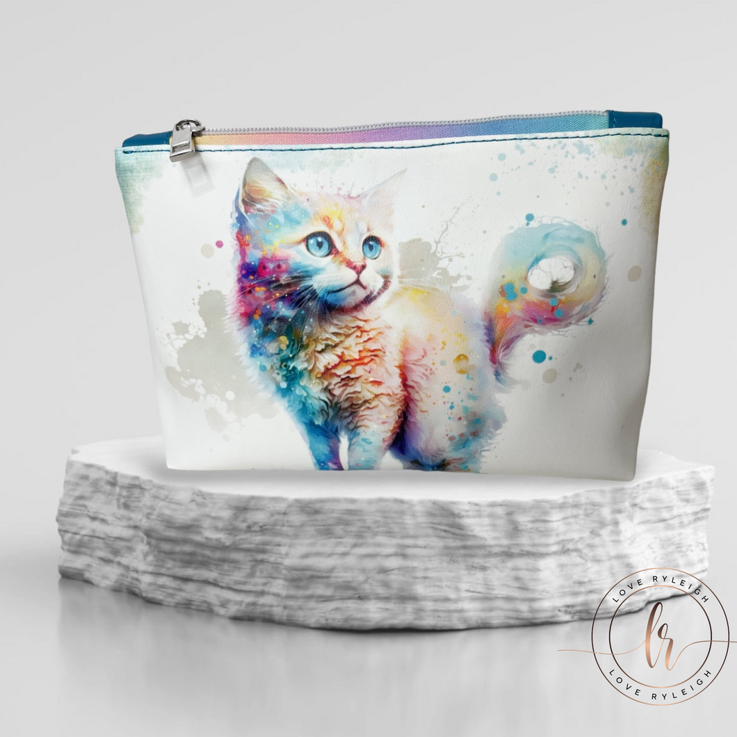 Kitty Cosmetic/Whatever Pouch LARGE