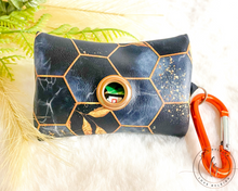 Load image into Gallery viewer, Gold Leaves Hexagon Pet Poo Bag Holder
