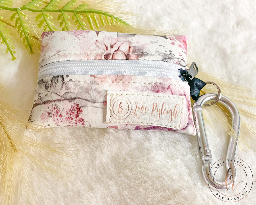 Dusty Rose Pet Poo Bag Holder