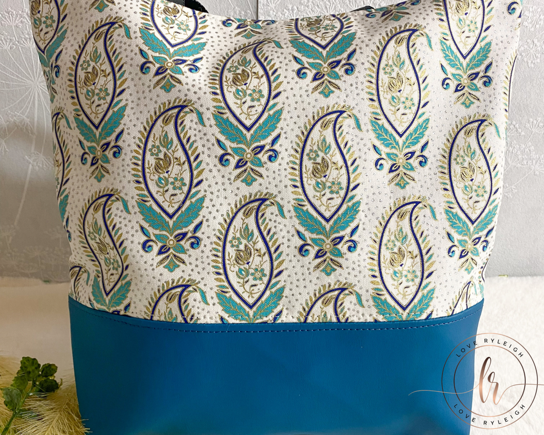 Paisley Canvas Tote