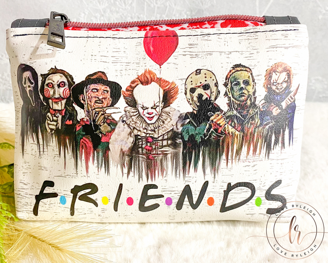 F.R.I.E.N.D.S Horror Cosmetic/Whatever Pouch SMALL