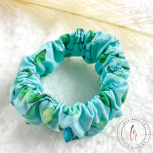 Load image into Gallery viewer, Green Leaves Scrunchie
