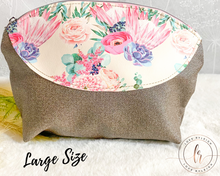 Load image into Gallery viewer, Succulent Cosmetic/PoppyPouch
