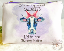 Load image into Gallery viewer, If Swear Words Were Calories Cosmetic/Whatever Pouch LARGE
