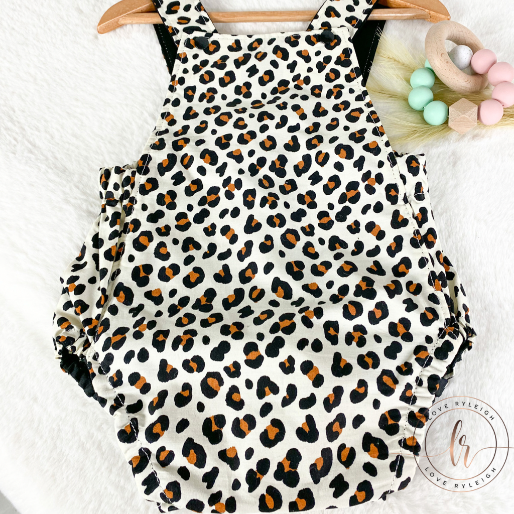 Cheetah Romper