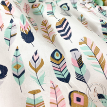 Load image into Gallery viewer, Ruffle Feathers Romper
