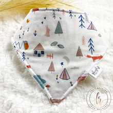 Load image into Gallery viewer, Neutral Woodlands Bandana Dribble Bib

