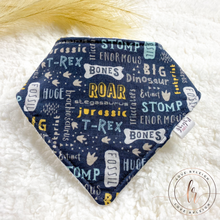 Load image into Gallery viewer, Dino Adventure Bandana Dribble Bib
