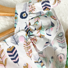 Load image into Gallery viewer, Ruffle Feathers Romper
